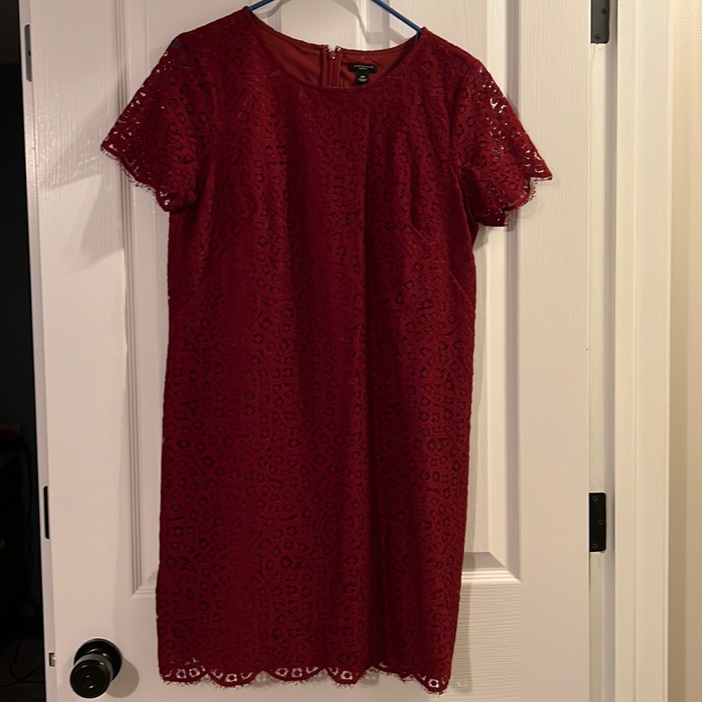 Ann Taylor/8 petite/ burgundy